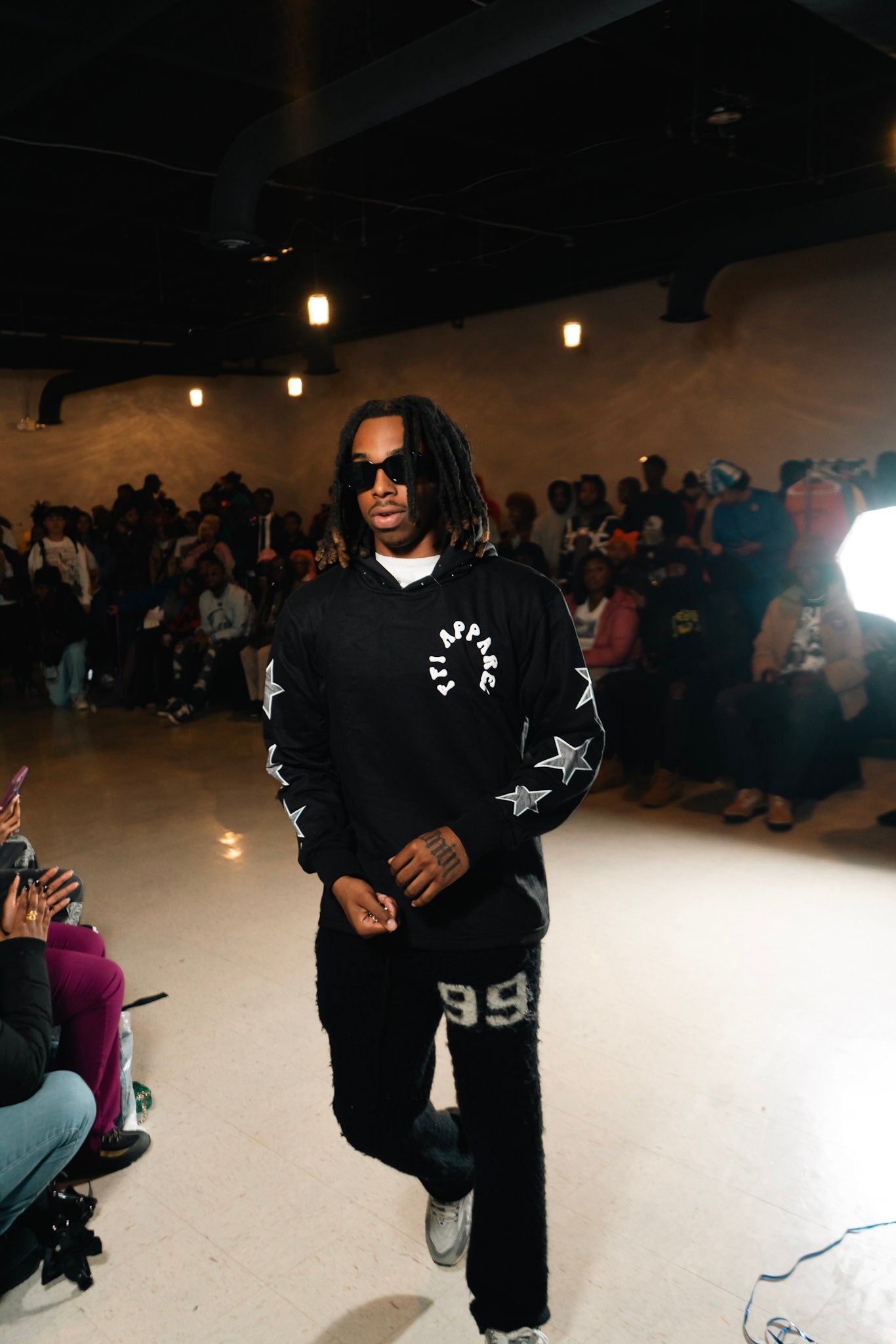 Black FFI Alien Hoodie